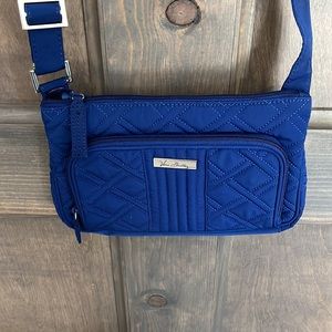 VERA BRADLEY Little Hipster COBALT Blue Purse